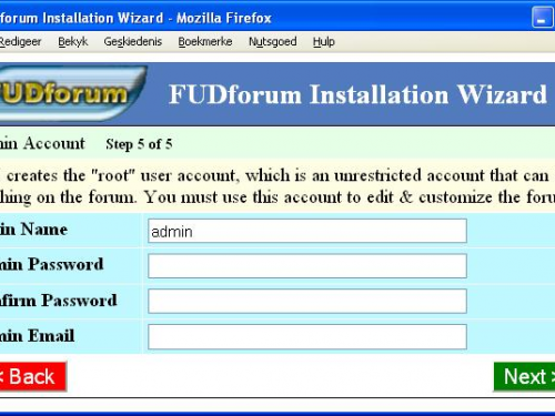 FUDforum Screenshot